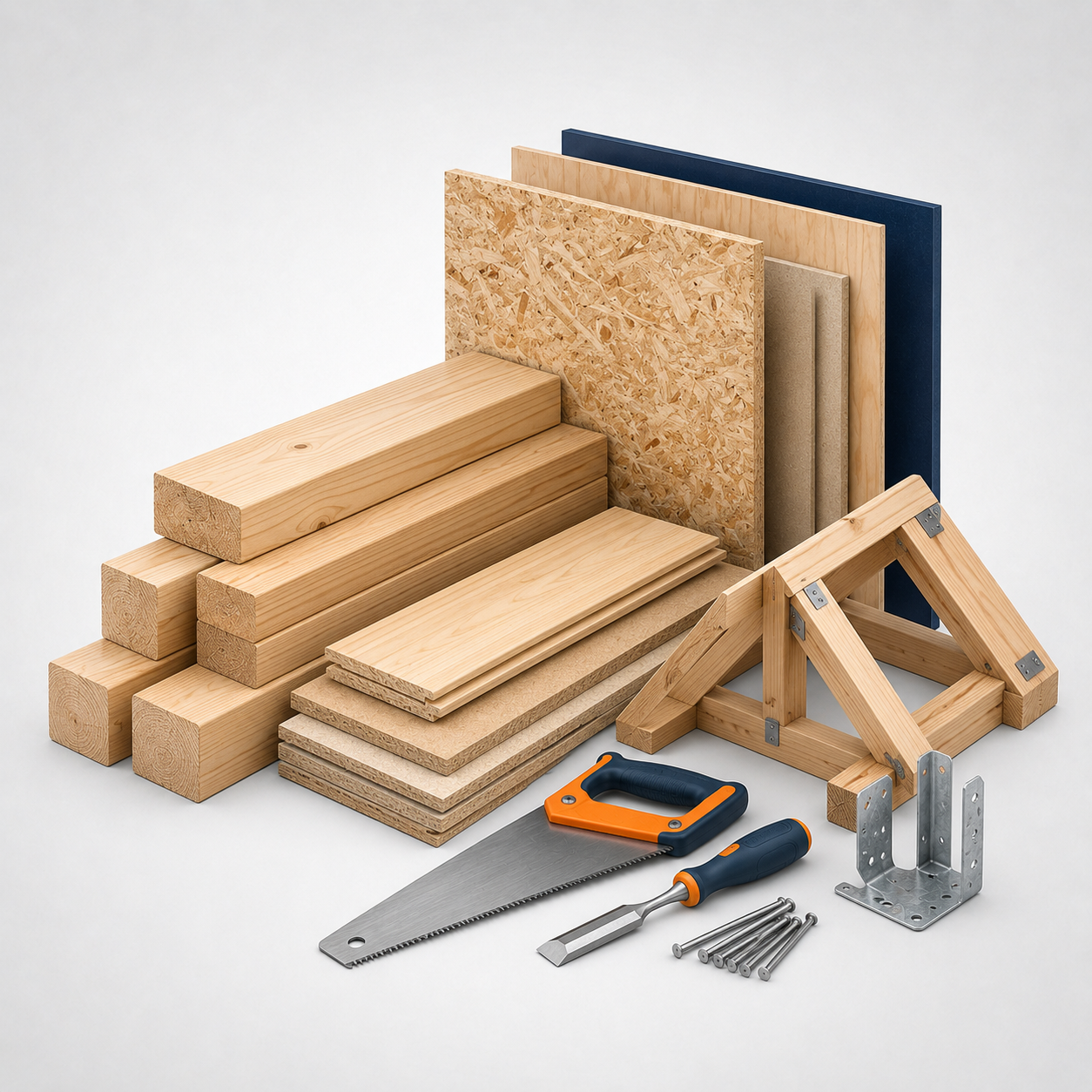 Holz, Platten & Zimmererbedarf