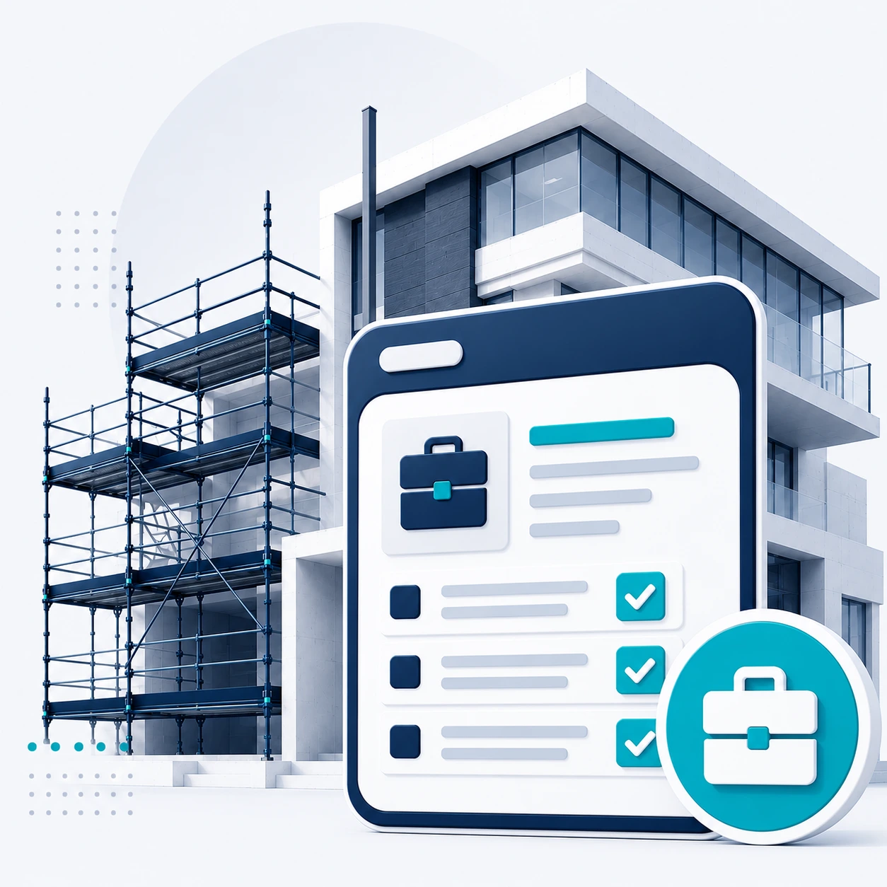Icon für Jobs im Gerüstbau und Bau